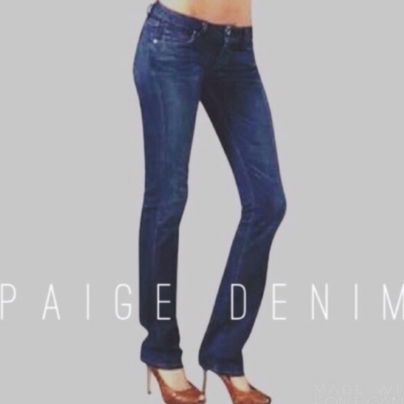 PAIGE Blue Heights Jeans - Picture 2 of 5